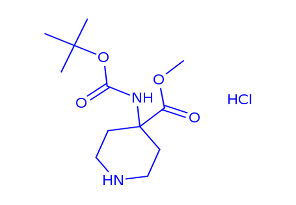 Methyl 4-(tert-butoxycarbonylaMino)piperidine-4-carboxylate hydrochloride