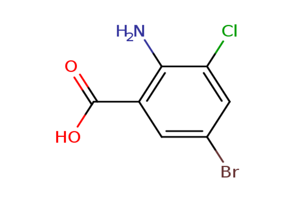 2-amino-5-bromo-3-chlorobenzoic acid