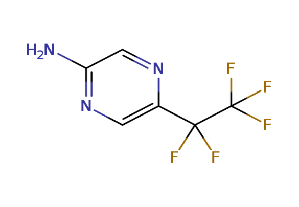 5-(1,1,2,2,2-pentafluoroethyl)pyrazin-2-amine