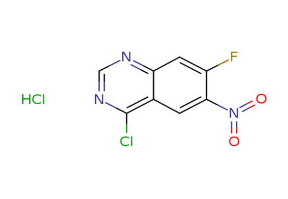 4-Chloro-7-fluoro-6-nitroquinazoline hydrochloride