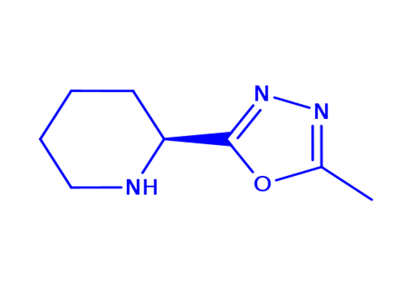 2-Methyl-5-(piperidin-2-yl)-1,3,4-oxadiazole