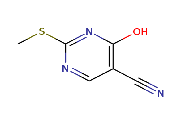 4-Hydroxy-2-(methylthio)pyrimidine-5-carbonitrile