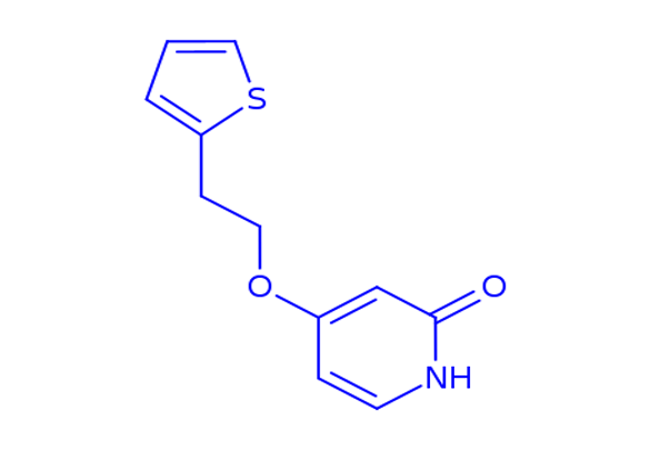 4-(2-(thiophen-2-yl)ethoxy)pyridin-2(1H)-one