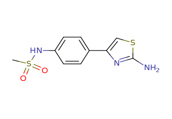 N-[4-(2-amino-thiazol-4-yl)-phenyl]-methanesulphonamide